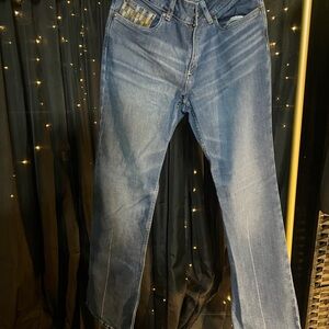 Wrangler Dark Blue Boot Cut Jeans